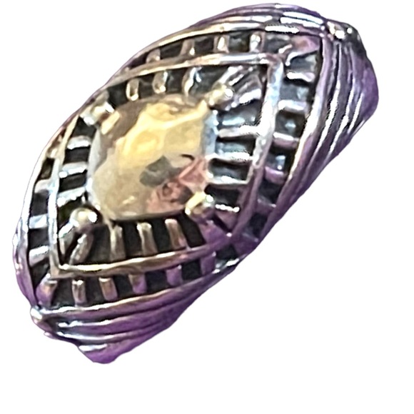 Silpada Sterling silver 925 domed fancy design ring - Picture 3 of 11